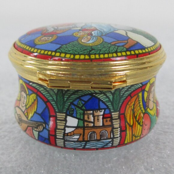 BILSTON & BATTERSEA 2003 ENAMEL CHRISTMAS BOX - Picture 7 of 14